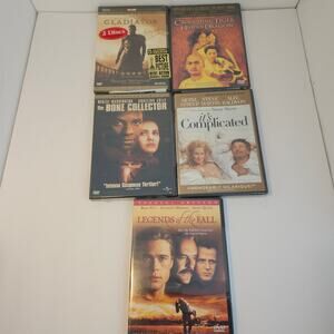 DVD Lot Of 5 Sealed Movies Gladiator Legends Of The Fall Bone Collector